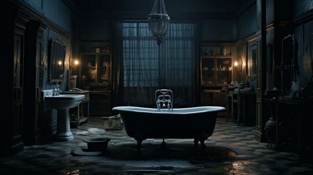 dream of bathroom