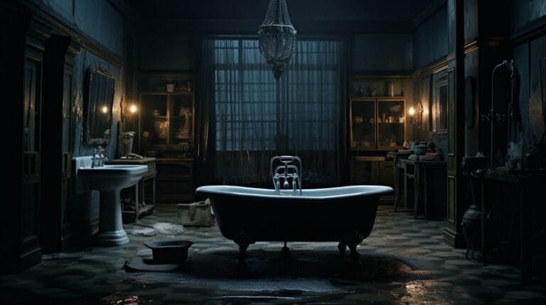dream of bathroom