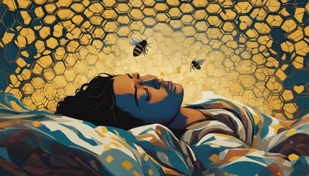 Bee stings in dreams