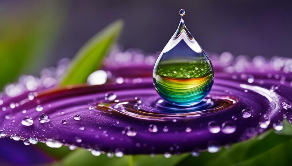 Blessings and Abundance Symbolized by Water Drops