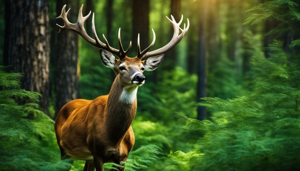 Deer in the forest