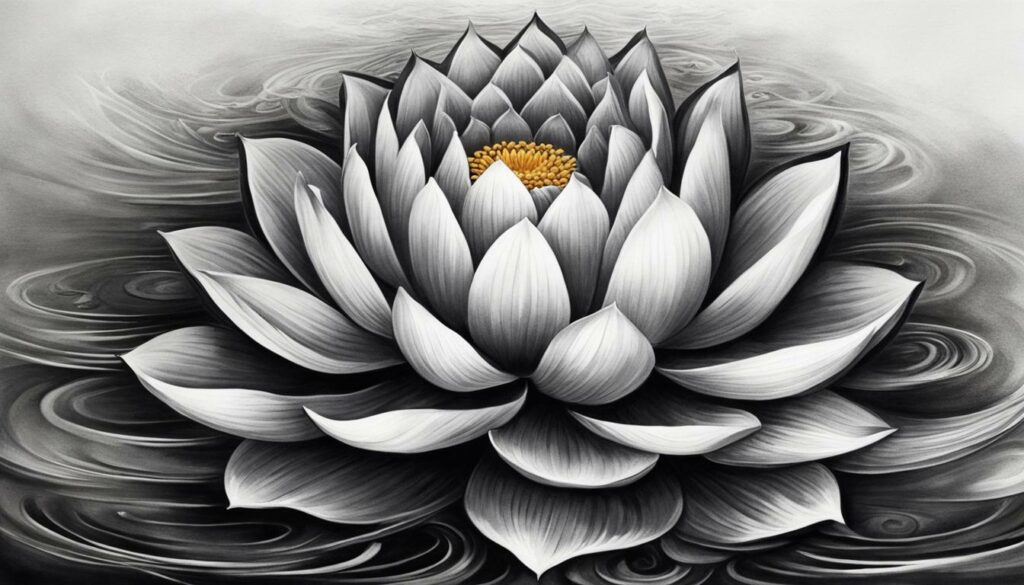 Symbolic Lotus Flower Tattoo