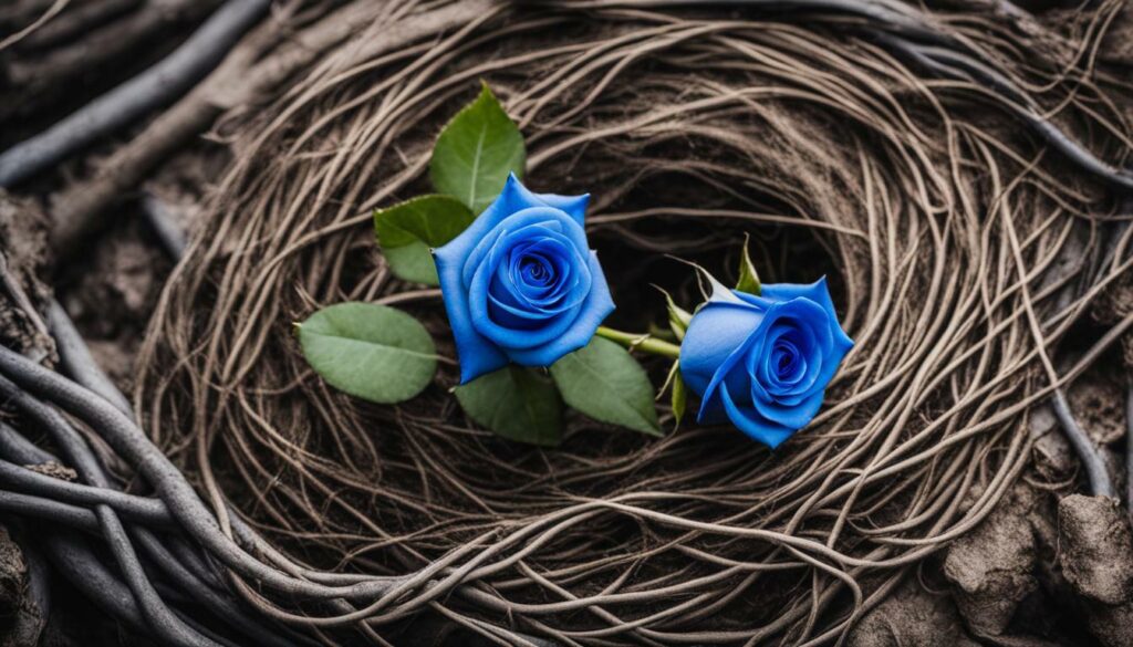 Symbolism of Blue Roses in Spirituality