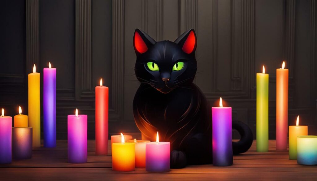 black cat candle meaning