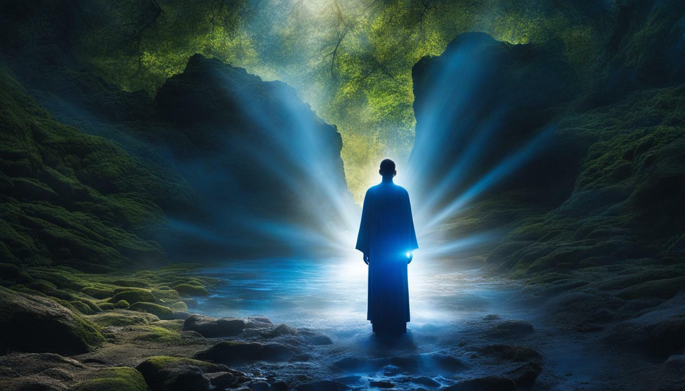 seeing blue light spiritual meaning