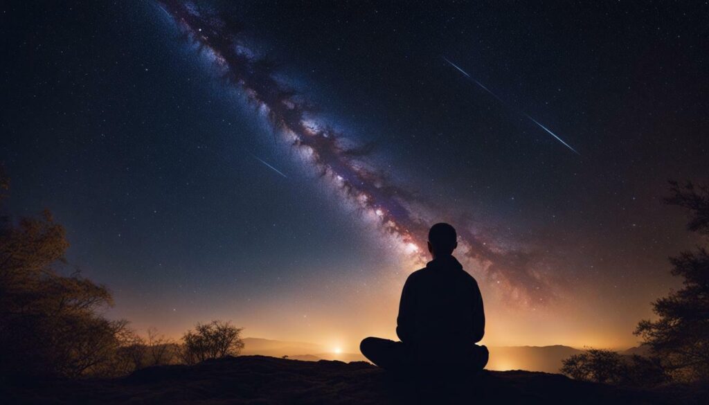 spiritual awakening through meteor showers