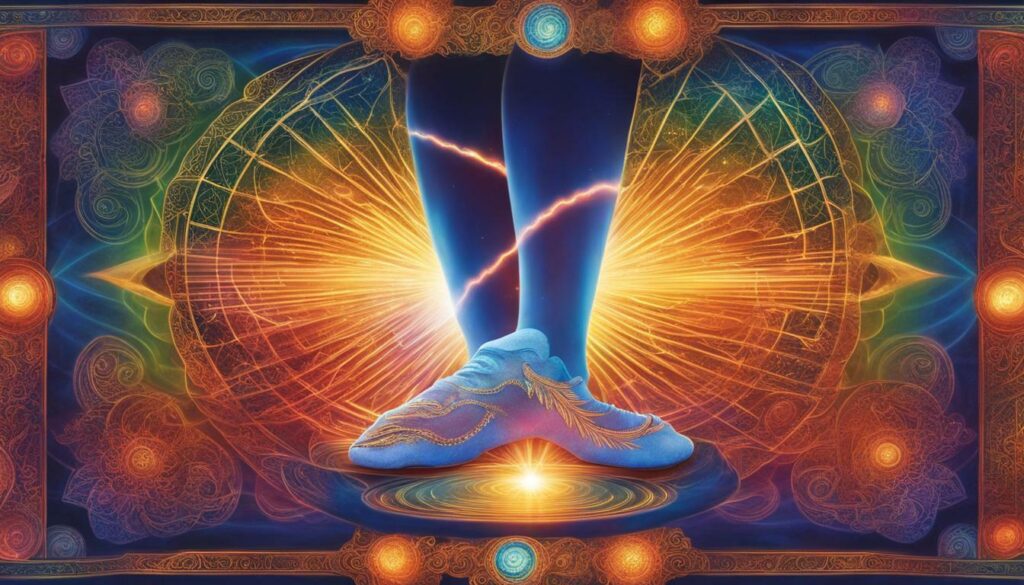 spiritual interpretation of foot vibrations