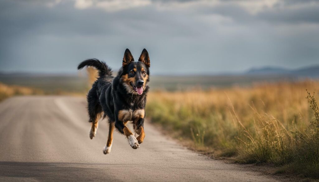 stray dog symbolizing freedom and independence