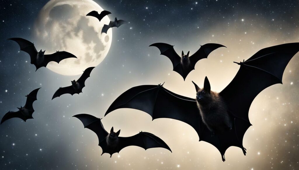 symbolic interpretation of bats flying