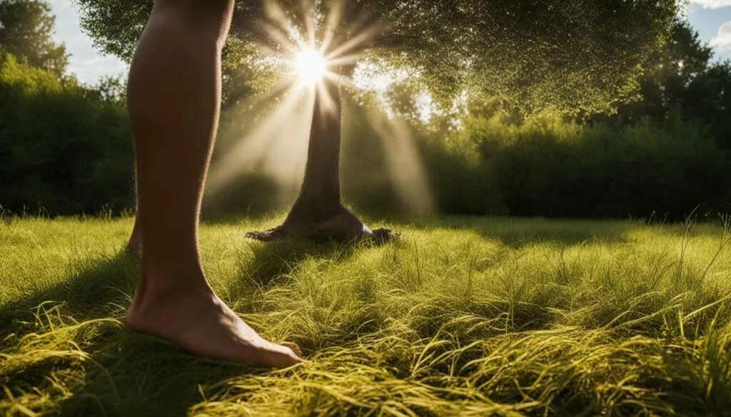 symbolism of right foot vibrations