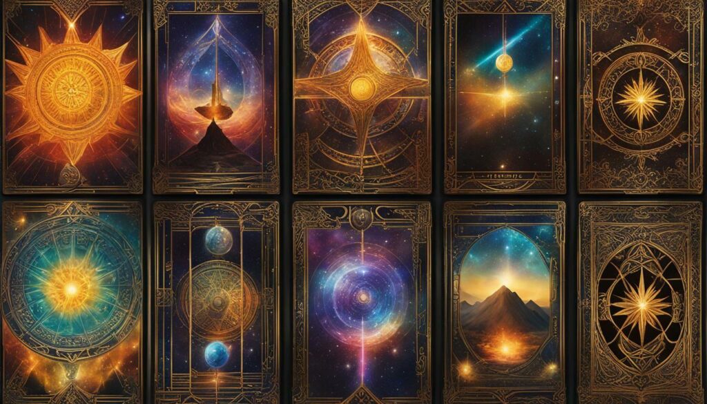 Tarot cards and master numbers