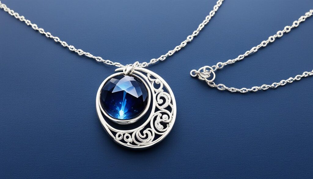 crystal moon necklace benefits