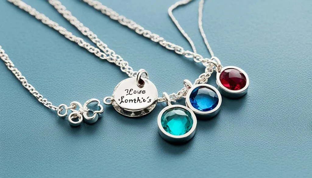 mother's necklace with birthstones mother's necklace with birthstones