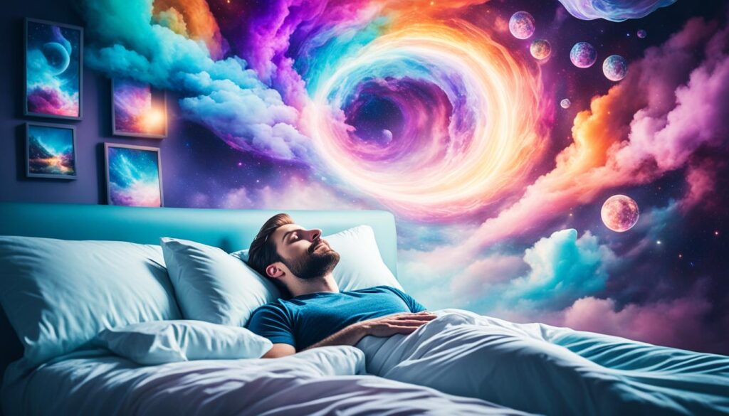 Lucid dreaming and astral realms